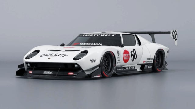 Liberty Walk choque encore avec sa Lamborghini Miura tunée