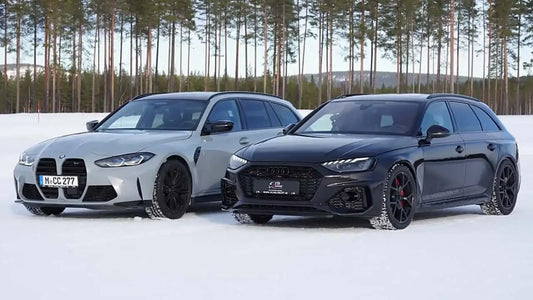 BMW M3 Touring vs Audi RS4 Avant : L'ultime test hivernal